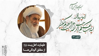 طهارت اهل‌بیت«سلام‌الله‌علیهم» از مطلق آلودگی‌ها