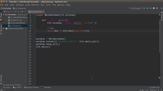 Python GUI Development with GTK+ 3 - Tutorial 4 - Boxes