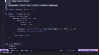 iced GUI | Rust Language