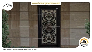 درب فلزی طرح تاج