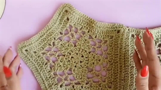 ویدئو آموزش بافت کراپ و تاپ زنانه: یادگیری آسان و سریع