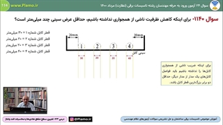 تعیین عرض سینی کابل