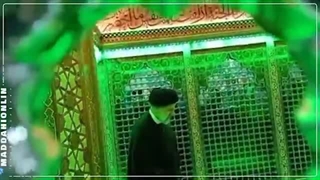شهید رئیسی در حرم حضرت رقیه (س)
