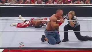 مسابقه جان سینا و ری میستریو در شو راو2011