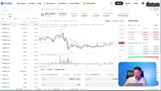 خرید و فروش اسپات در صرافی toobit