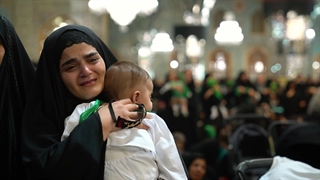 سوگواره شیرخوارگان حسینی در حرم امام رضا علیه السلام طنین انداز شد