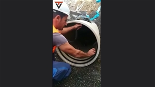 آموزش نصب گسکت EPDM روی لوله GRP