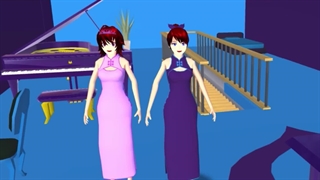 چالش ساکورا اسکول _ تغییر لباس کپشن مهم