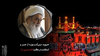 ضرورت درس آموزی از صبر و استقامت در مکتب امام حسین«علیه‌السلام»
