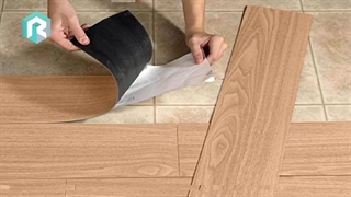 نصب کفپوش pvc روی موزاییک