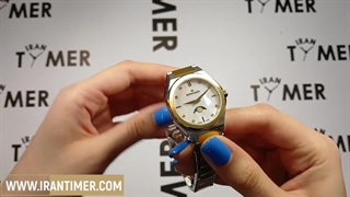 نمایش ماه در ساعت مچی زنانه منیجر | manager watch