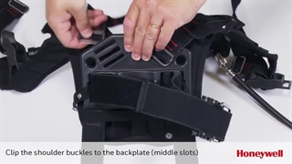 آموزش مونتاژ و استفاده از دستگاه تنفسی scba هانیول