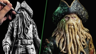 هنر دست/ دیوی جونز تایم لپس دزدان دریایی کارائیب