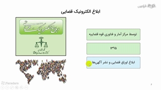 آموزش سامانه ابلاغ الکترونیک قضایی | حمیرا پارسا وکیل