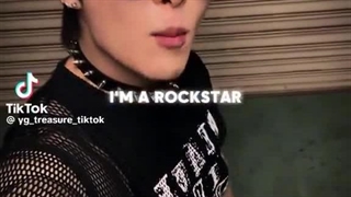 جیهیون عضو Treasure در تیک تاک اخیرش از اهنگ Rockstar لیسا استفاده کرده