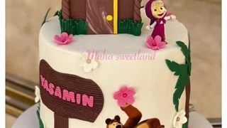 کیک تولد ماشا و میشا