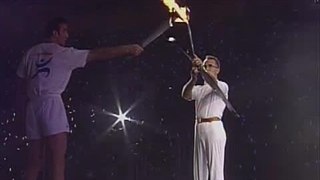 نوستالژی؛ روشن کردن مشعل المپیک 1992 بارسلونا به شیوه‌ای بی‌نظیر