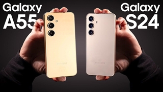 مقایسه گلکسی A55 و گلکسی S24