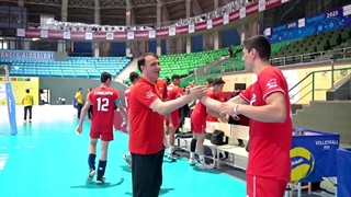 پیروزی مقتدرانه نسل آینده والیبال ایران مقابل قزاقستان