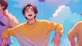 آهنگ بی تی اس BTS Permission to Dance ورژن انیمه