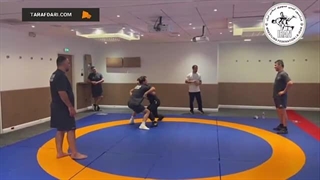 کلیپی از تمرین امروز تیم ملی کشتی فرنگی در پاریس