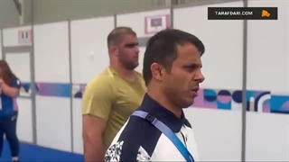 امین میرزازده پس از پیروزی مقابل حریف آمریکایی