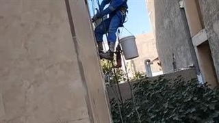 فیلم نحوه پیچ و رولپلاک سنگ نما 09120229803