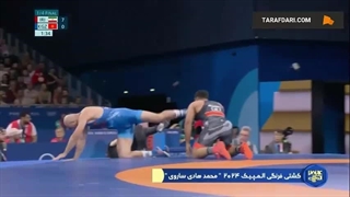 اجرای فن محمدهادی ساروی، داور را سرنگون کرد!