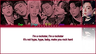 کاور بی تی اس از آهنگ rockstar لیسا بلک پینک هوش مصنوعی