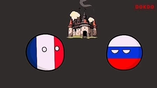 countryballs - درگیری های بی پایان روسیه و فرانسه !!!