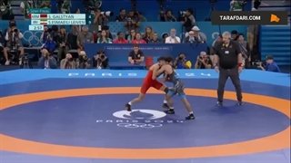 برتری 10-4 سعید اسماعیلی مقابل حریف ارمنستانی و صعود به فینال وزن 67 کیلوگرم کشتی فرنگی المپیک 2024