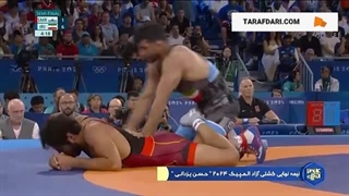 حسن یزدانی با پیروزی مقتدرانه به فینال وزن ۸۶ کیلوگرم کشتی آزاد صعود کرد