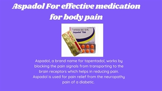 Aspadol for Body pain