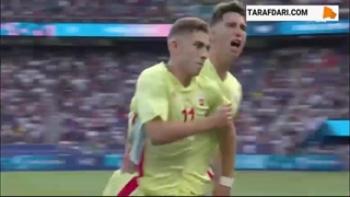 گل فرمین لوپز به فرانسه (فرانسه 1-1 اسپانیا)