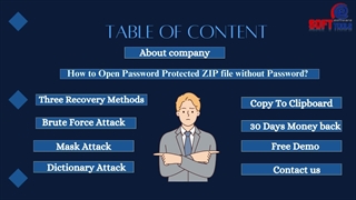How to Open Password Protected ZIP file without Password?