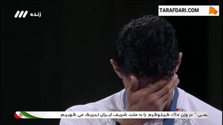 مراسم اهدای مدال طلا به آرین سلیمی پس از قهرمانی در وزن 80+ کیلوگرم المپیک پاریس