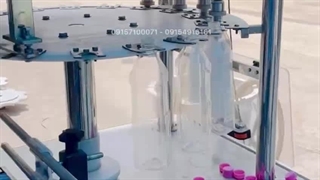 لیبل زن دو طرفه ظرف ۴ لیتری مواد شوینده | ماشین ساز | 09157100071