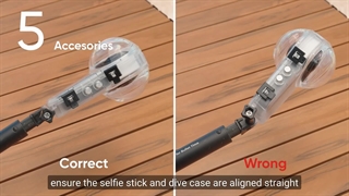 کیت اورجینال غواصی دوربین اینستا360 ایکس3 | Insta360 X3 Invisible Dive Case