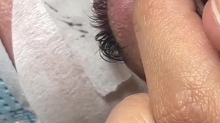 نمونه ای از اکستنشن مژه| ورناپ