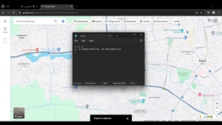 برداشت اطلاعات GIS از گوگل maps