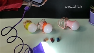 لامپ USB ومیکرو USBهشت SMD