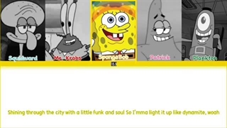 آهنگ dynamite بی تی اس ورژن باب اسفنجی هوش مصنوعی