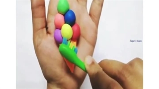 ساخت بستنی با گل رس