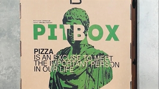 ویدیوی آموزش طراحی و چاپ و تولید جعبه پیتزا چهارضلعی دو تکه| طرح اول