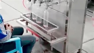 دستگاه پرکن ۴ نازل مواد شوینده | ماشین ساز | 09157100071