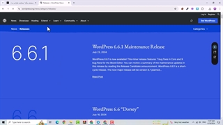 تاریخ انتشار آخرین آپدیت وردپرس
