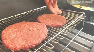 همبرگر یا چیز برگر با نداب ابراهیمی -چاشنه