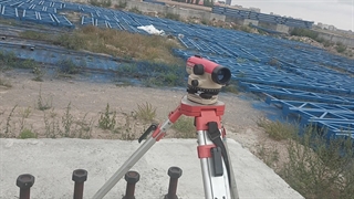 نقشه برداری از فونداسیون سوله در سرعین اردبیل