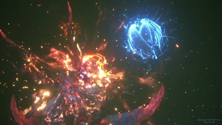 Ifrit Phoenix Summon Fusion Transformation Scene Vs Bahamut - Final Fantasy 16 (PS5) 2023