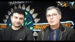 ناصر غلامی هوجقان در کنار حاج رحیم ملکی مداح اهل بیت